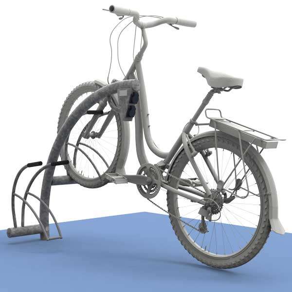 Fietsparkeren | Fietsmarketing | FalcoIon fietsstandaard met oplaadpunt voor e-bike | image #2 |  