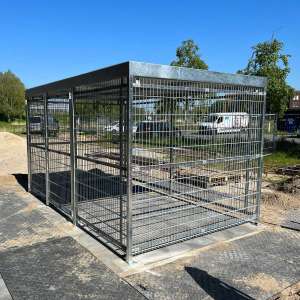 Montage project van de week | Week 18: overkappingen met wanden van traliewerk