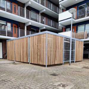 Montage project van de week | Week 7: fietsenstalling bij appartement Emmen