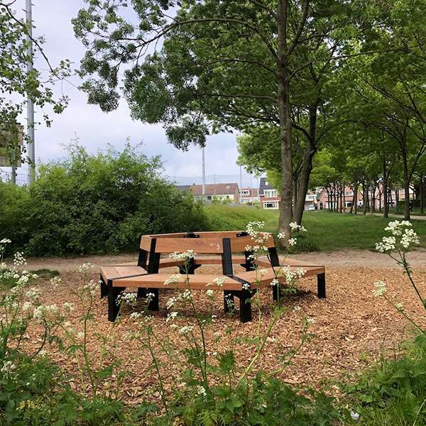 121747 straatmeubilair buitenbank herdenkingsbank