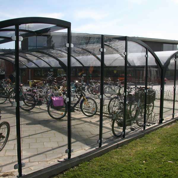 Overkappingen | Transparante overkappingen | FalcoGamma-Hi fietsoverkapping, dubbelzijdig | image #7 |  