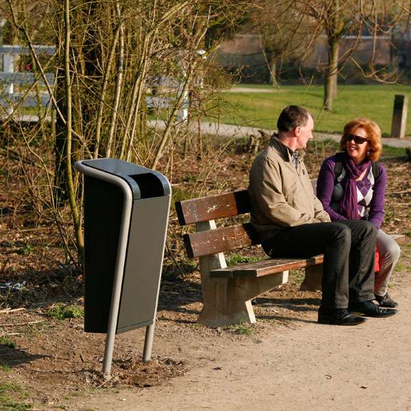 Straatmeubilair | Afvalbakken en asbakken | FalcoJona afvalbak 50 liter | image #7 |  