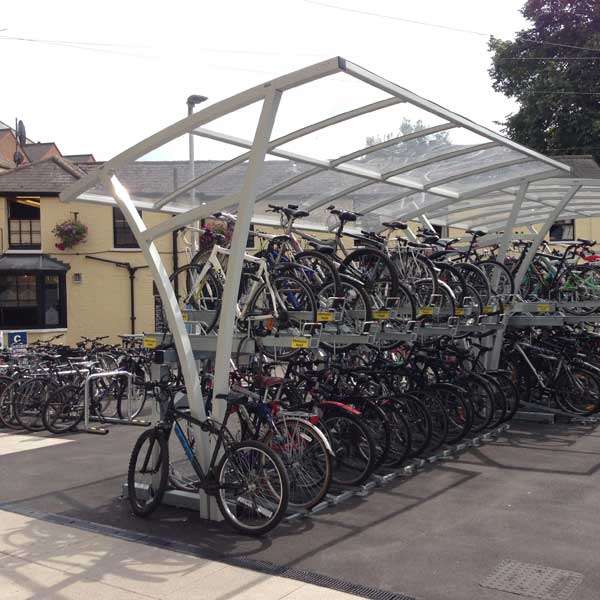 Overkappingen | Overkappingen compact fietsparkeren | FalcoRail enkelzijdige fietsoverkapping voor etagerekken Overkappingen | Overkappingen compact fietsparkeren | FalcoRail enkelzijdige fietsoverkapping voor etagerekken | image #8 |
