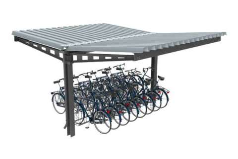 FalcoHoth dubbelzijdige fietsoverkapping