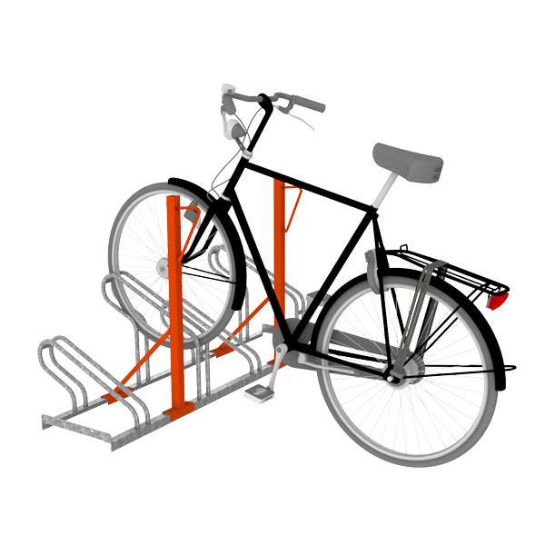 Fietsparkeren | Fietsenrekken met aanbindvoorziening | A-11 fietsenrek met aanbindpaal 00.610 Fietsparkeren | Fietsenrekken met aanbindvoorziening | A-11 fietsenrek met aanbindpaal 00.610 | image #4 |