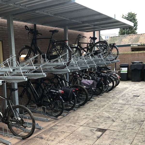 Overkappingen | Overkappingen compact fietsparkeren | FalcoSpan fietsoverkapping voor etagerekken | image #6 |  