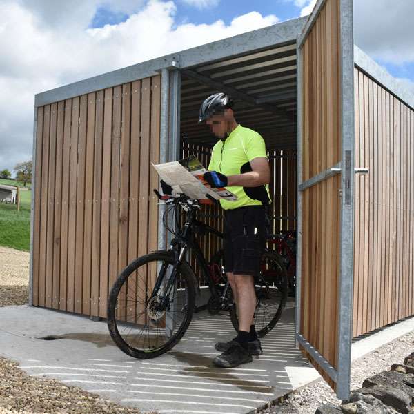 Overkappingen | Fietsoverkappingen en -bergingen | FalcoLok-300 fietsenberging | image #7 |  