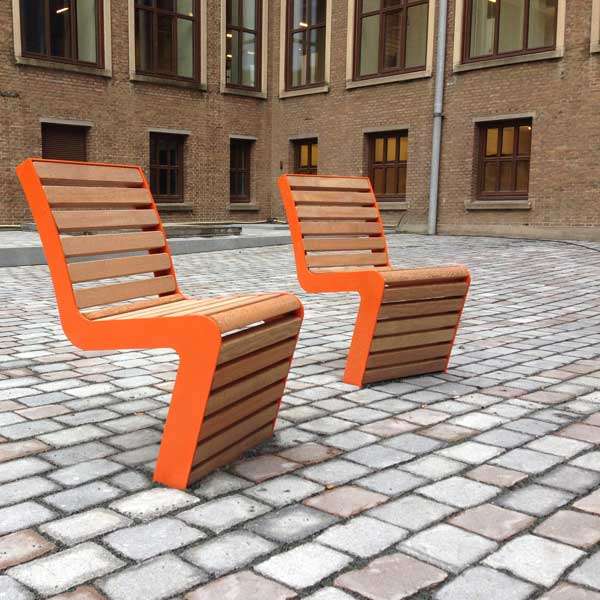 Straatmeubilair | Stoelen en hockers | FalcoLinea stoel (hout) | image #7 |  