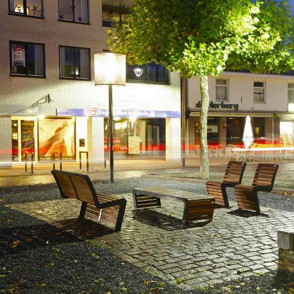 Straatmeubilair | Stoelen en hockers | FalcoLinea stoel (hout) | image #9 |  