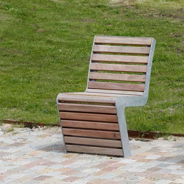 Straatmeubilair | Stoelen en hockers | FalcoLinea stoel (hout) | image #11 |  