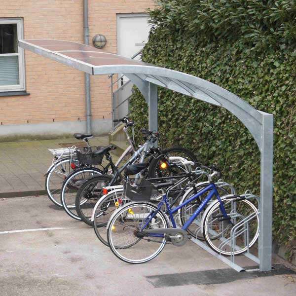 Overkappingen | Transparante overkappingen | FalcoGamma Hi fietsoverkapping, enkelzijdig Overkappingen | Transparante overkappingen | FalcoGamma Hi fietsoverkapping, enkelzijdig | image #3 |