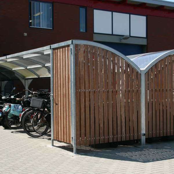 Overkappingen | Transparante overkappingen | FalcoGamma Hi fietsoverkapping, enkelzijdig | image #10 |  