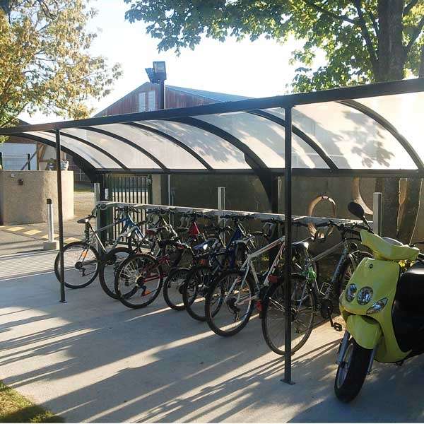 Overkappingen | Transparante overkappingen | FalcoGamma Hi fietsoverkapping, enkelzijdig Overkappingen | Transparante overkappingen | FalcoGamma Hi fietsoverkapping, enkelzijdig | image #9 |