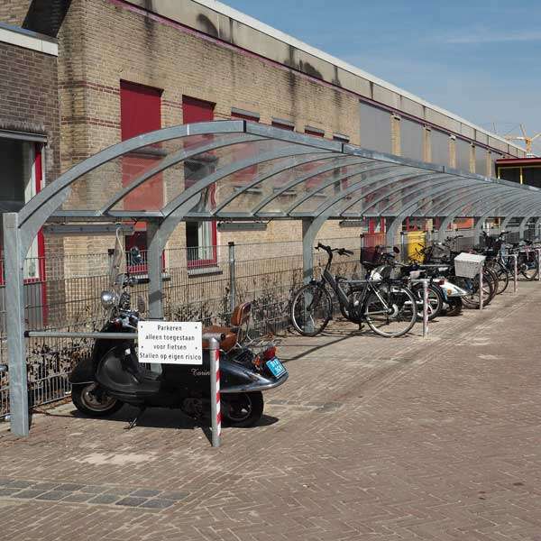 Overkappingen | Transparante overkappingen | FalcoGamma Hi fietsoverkapping, enkelzijdig Overkappingen | Transparante overkappingen | FalcoGamma Hi fietsoverkapping, enkelzijdig | image #11 |