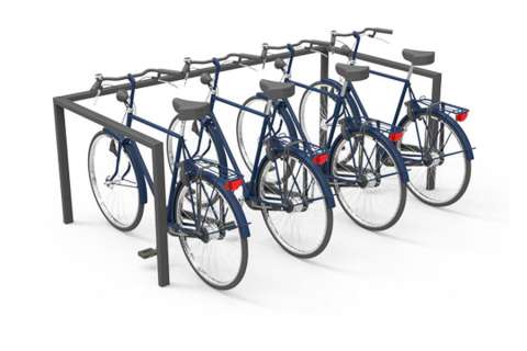 FalcoGrid fietsafscheiding enkelzijdig