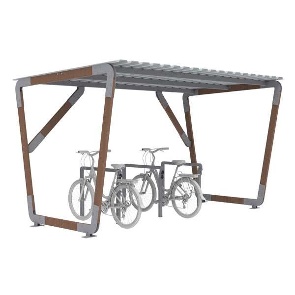 Overkappingen | Fietsoverkappingen en -bergingen | FalcoInfinity fietsoverkapping | image #1 |  