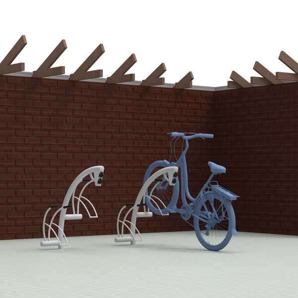 Fietsparkeren | Fietsmarketing | FalcoIon fietsstandaard met oplaadpunt voor e-bike | image #7 |  