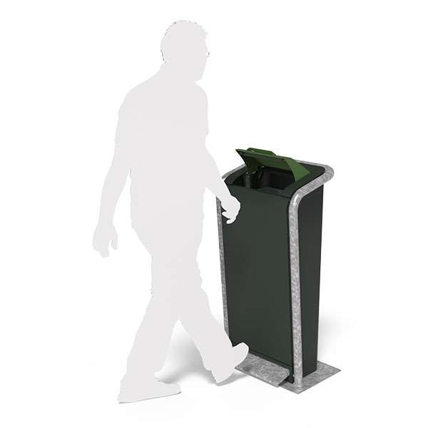 Straatmeubilair | Afvalbakken en asbakken | FalcoJona afvalbak 70 liter | image #10 |  