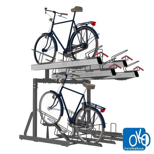 Fietsparkeren | Compact Fietsparkeren | FalcoLevel Premium+ etage fietsenrek | image #1 |  