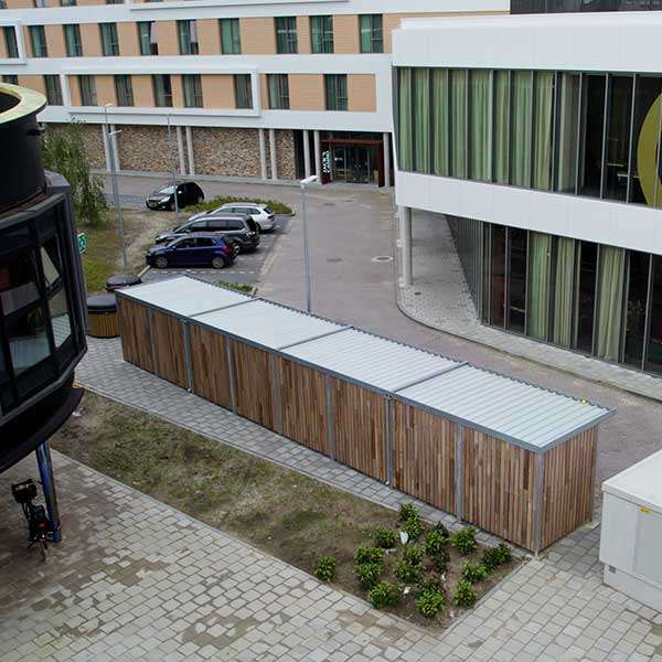 Overkappingen | Fietsoverkappingen en -bergingen | FalcoZan-180 fietsoverkapping | image #3 |  