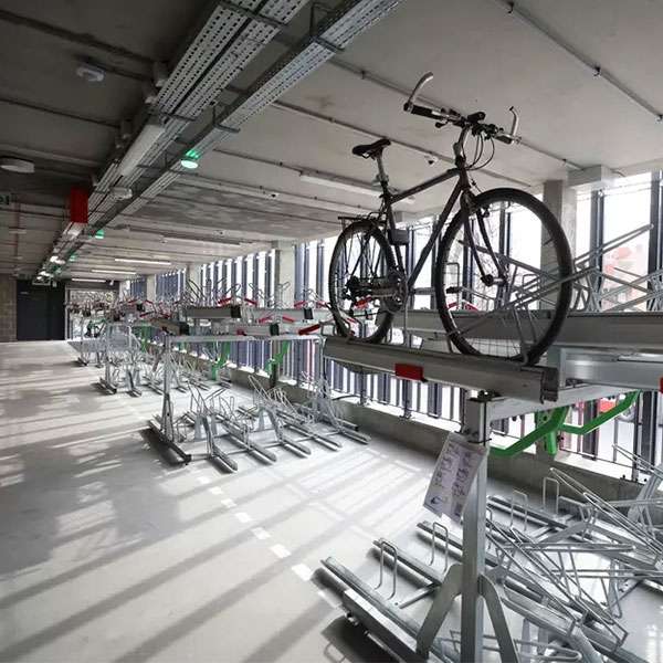fietsparkeren etagerek fietsdetectie