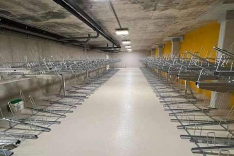 102466 fietsparkeren ondergronds fietsenrek etagerek dubbellaags