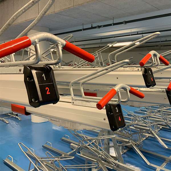 110200 fietsparkeren etage fietsenrek dubbellaags