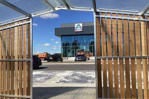 113031 fietsoverkappingen overkapping fietsparkeren peukenpaal afvalbak straatmeubilair