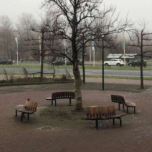 Projecten | Opknapbeurt Statendaalderplein met nieuw straatmeubilair | image #1 | 116846 Buitenbanken straatmeubilair zitbank parkmeubilair