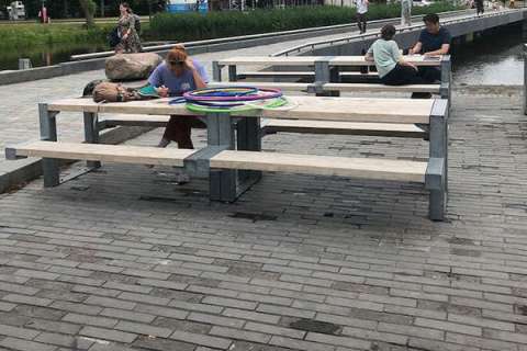 120101 straatmeubilair picknickset anti graffiti coating