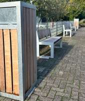 140160 straatmeubilair schoolplein buitenbank picknickset