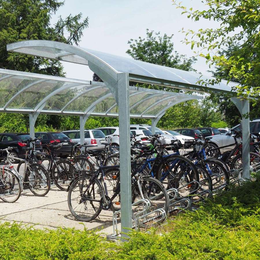 fietsparkeren fietsenrek A-11 enkelzijdig fietsoverkapping FalcoGamma