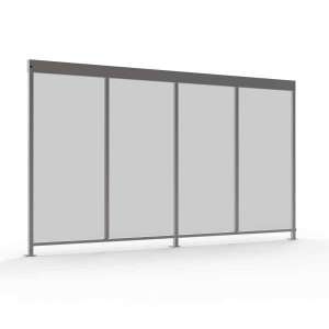 Overkappingen | Opties wandbekleding | Polycarbonaat of veiligheidsglas | image #1