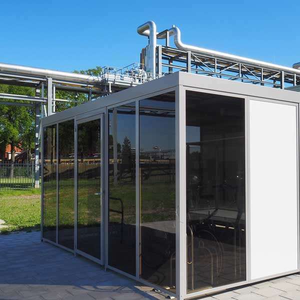 wandbekleding polycarbonaat bronskleurig