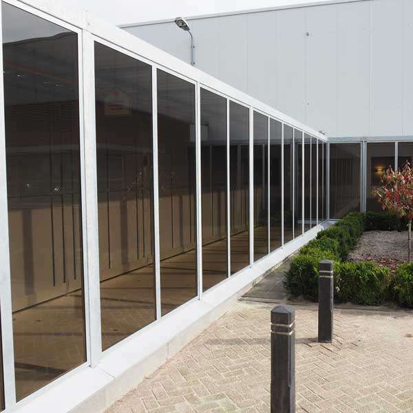 wandbekleding bronskleurig polycarbonaat