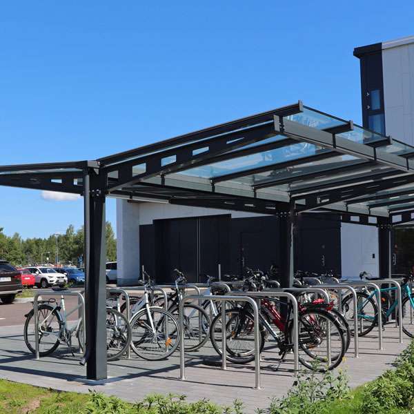 FalcoHoth dubbelzijdige fietsoverkapping