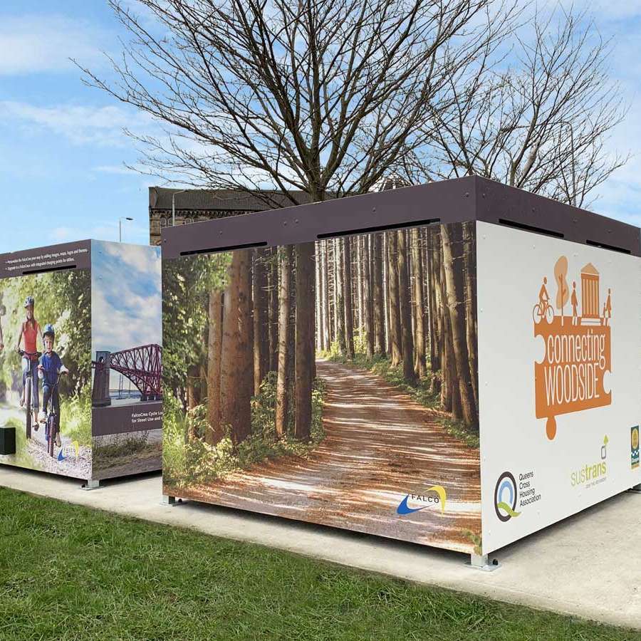 fietsparkeren overkapping FalcoCrea