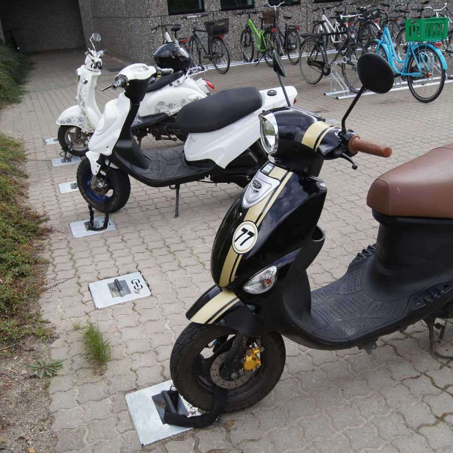 fietsparkeren scooter vastzetvoorziening hangslot FalcoLoop