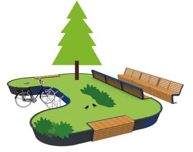 blog straatmeubilair stichting steenbreek boombank meer groen