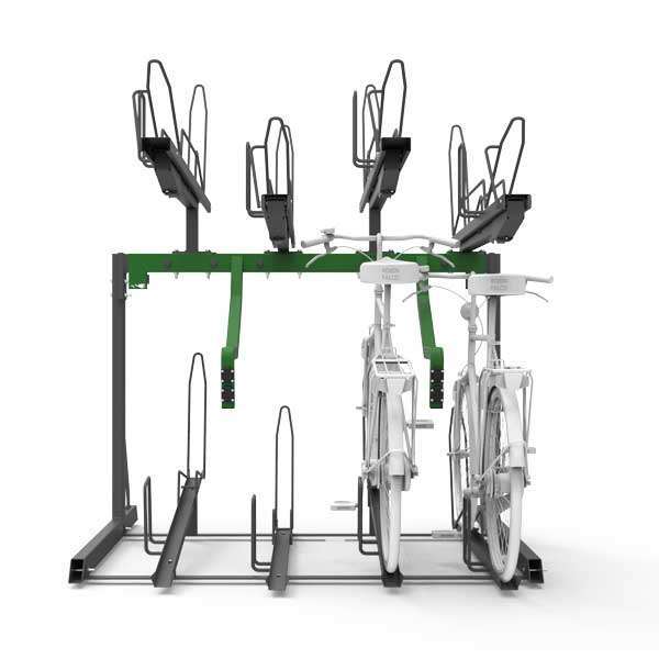 FalcoLevel Eco etagerek met oplaadpunt voor e-bike