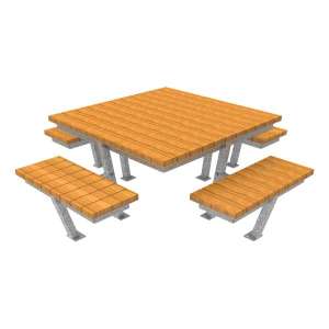 Straatmeubilair | Picknicksets en -tafels | Falco-Ocho picknickset | image #1