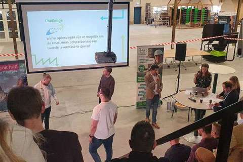 Falco wint kennisvoucher van €5.000 in de Challenge Week Circulaire Fabrieken