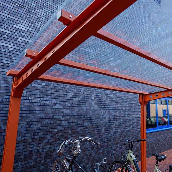 FalcoAndo enkelzijdige fietsoverkapping