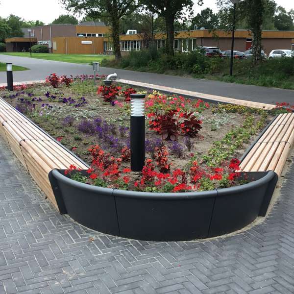 FalcoFlora gazonrand zitbank buitenbank plantenbak boombak zitelement