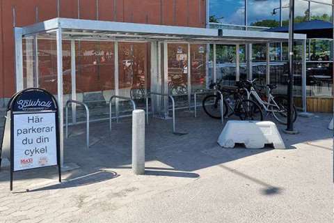 fietsoverkapping fietsaanleunbeugels