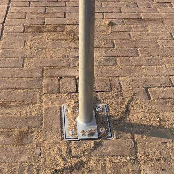 FalcoLean fietsaanleunbeugels met tussenbuis