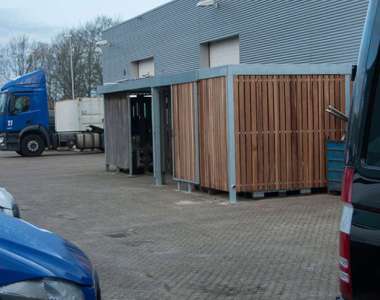 klant overkapping carport berging
