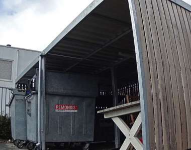 klant overkapping carport berging