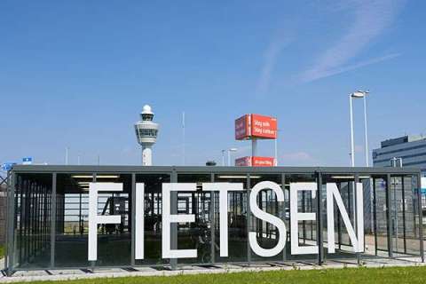 overkapping fietsparkeren fietsoverkapping schiphol