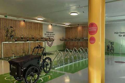 Fietsparkeren fietsenrek dubbellaags etagerekken